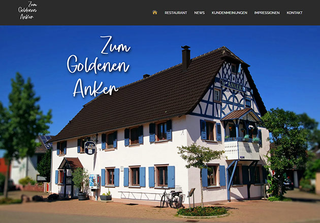 Restaurant Zum Goldenen Anker in Rheinau